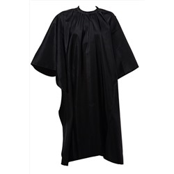 Dewal Пеньюар для стрижки «Глянец» AA04Black, 128 х 146 см, черный глянцевый KRISTALLER, 1111591