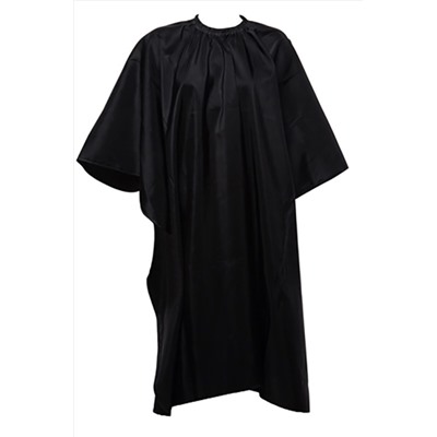 Dewal Пеньюар для стрижки «Глянец» AA04Black, 128 х 146 см, черный глянцевый KRISTALLER, 1111591