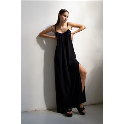 Сарафан длинный  TROPIC025/02/Черный