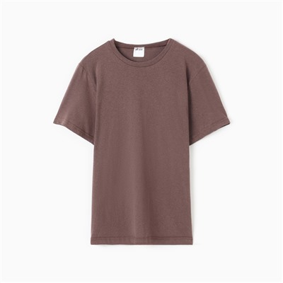 Футболка мужская Collorista, размер 42-44, серо-коричневая