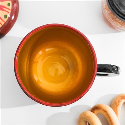 Чайная пара, дерево хохлома