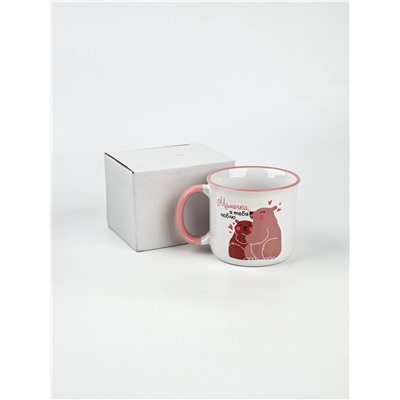 Кружка чайная керамическая «Мамочка», 450 мл