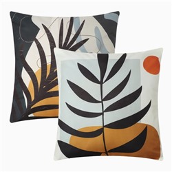 Набор декоративных наволочек Этель Morning 45×45 см - 2 шт., полиэстер, велюр