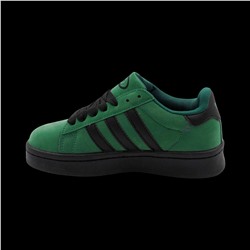 Кроссовки на меху 9089А-1 зеленые