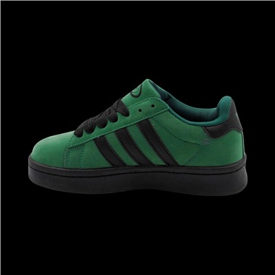 Кроссовки на меху 6335А-2 зеленые