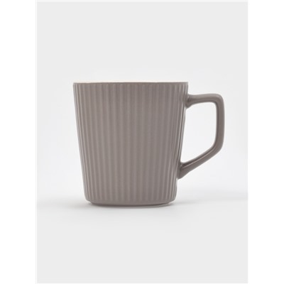 Кружки Loft, набор 4 шт., 360 мл, 12×9×10 см, фарфор, серые
