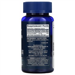 Life Extension, Iron Protein Plus, 300 мг, 100 вегетарианских капсул