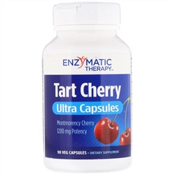 Enzymatic Therapy, Tart Cherry, Ultra Capsules, 1,200 mg, 90 Veg Capsules
