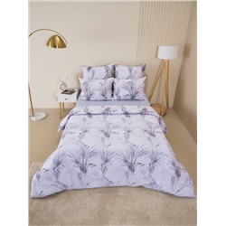 Постельное белье зима-лето из поплина с простыней на резинке - Ночная тишина