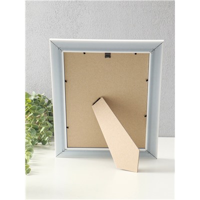 Фоторамка для фото 21×30 см Keep memories Luxe Elegance, с ножкой, пластик, белый, (пластиковый экран)