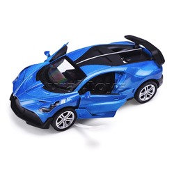 Модель металл свет-звук bugatti divo 14,9 см, (двери) инерция, спойлер