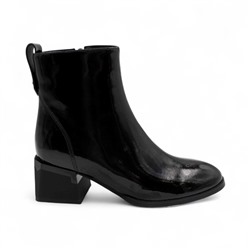 Ботинки из натуральной кожи Р-038-8 черные