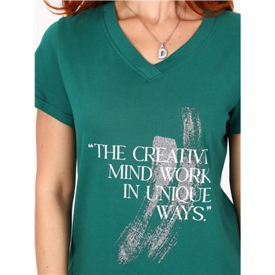 Сопряжение - футболка зеленый