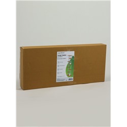 Подставка для цветов Greengo, 8 полок, 36×23×136 см, напольная, каркас металл, полки МДФ, белая