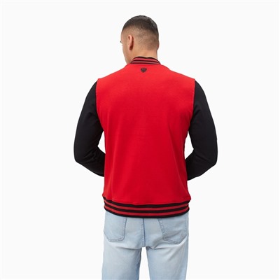 Бомбер President, размер М, цвет красный