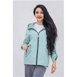 Ветровка на подкладе арт.810 Ультра лайт Премиум (Светло-салатовый)