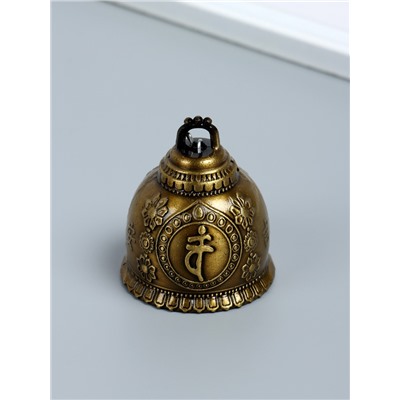 Набор колокольчиков «Будда», 2 шт., металл, 6×5×5 см