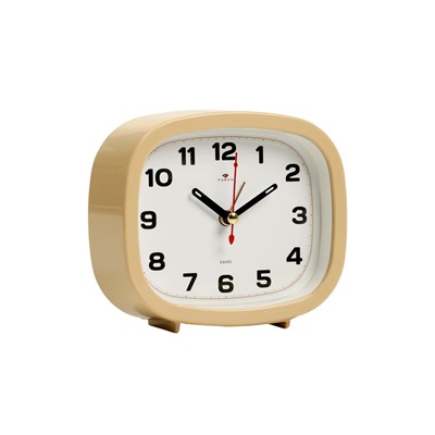 Будильник-часы настольные «Классика», дискретный ход, 12.5×10.5 см, от батарейки АА