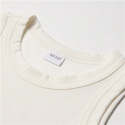 Майка женская MINAKU: Basic line, размер 48, цвет экрю