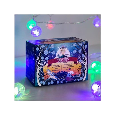 Гирлянда «Нить» 5 м с насадками «Футбольный мяч», IP20, прозрачная нить, 20 LED, свечение мульти (RG/RB), мигание, 220 В