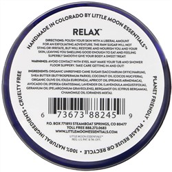 Little Moon Essentials, Relax, Floral Sugar Exfoliant, Bath and Shower, 2 oz (56 g)
