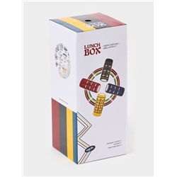 Ланч бокс TAKE IT EASY «Клеточка», 1.35 л, 3 уровня, сохраняет тепло 3 ч, нержавеющая сталь, синий