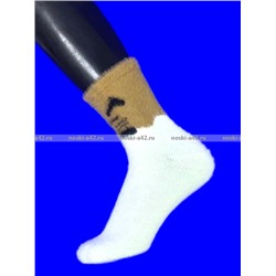 5 ПАР - Байвей термоноски женские ангора НОРКА ШЕРСТЬ "Мордочки" арт. 3561