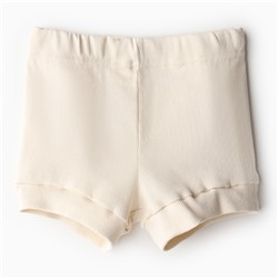 Комплект детский: футболка и шорты MINAKU, рост 62-68 см, молочный