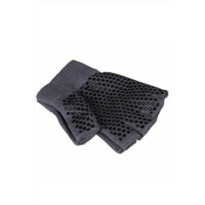 Medolla Перчатки для йоги противоскользящие 4042PY-D, 1 пара, серый KRISTALLER, 1128903