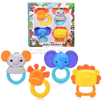 Набор погремушек "Весёлое детство" в коробке