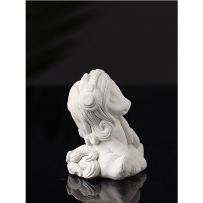 Фигурка для росписи «Пони в наушниках», гипс, 7×5×5.5 см