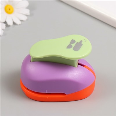 Дырокол фигурный рисунок 3.8×3.8 см «Курорт», 7×5.2×9.2 см, МИКС