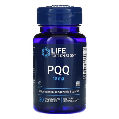 Life Extension, Капсулы с PQQ (пирролохинолинхиноном), 10 мг, 30 вегетарианских капсул
