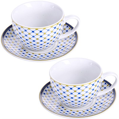 28656 Чайная пара 4 предмета 220мл LR (х12)