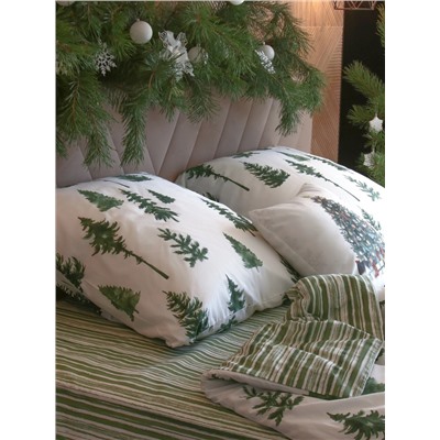 Постельное бельё 2-спальное «Этель. Елки», поплин