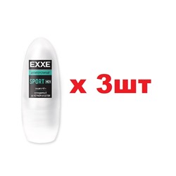 EXXE Дезодорант роликовый 50мл Sport муж 3шт