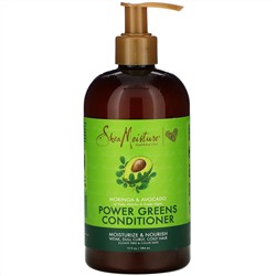SheaMoisture,  Power Greens, кондиционер, «Моринга и авокадо», 384 мл (13 жидк. унций)