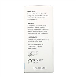 Rael, органические хлопковые салфетки для женщин, 10 шт.