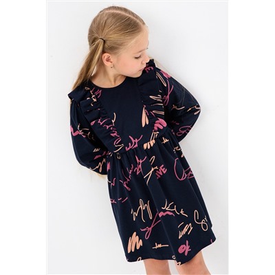 Платье Крылья длинный рукав НАТАЛИ, 1071265