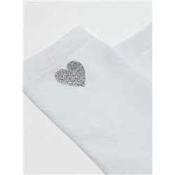 Носки женские CONTE Носки из хлопка с сияющим рисунком &quot;Heart&quot;