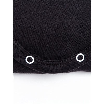 Боди детское «Крошка Я» Little Boss, рост 68-74 см, чёрное