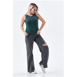 Майка МЖ0063 (Темно-зеленый)