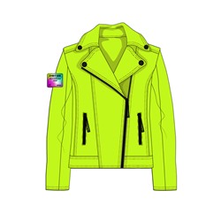 Куртка кожаная для девочек