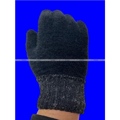 "Склад носков А-42" перчатки мужские зимние шерстяные теплые двойные с меховым начесом № 3