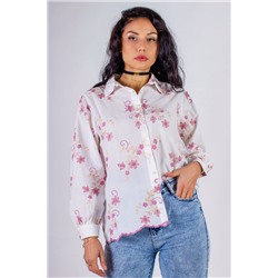 Рубашка хлопковая с вышивкой, арт.050-G