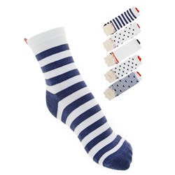 Носки женские р. 35-40 Сердце / L675 /уп 10/ ОДНА ПАРА/МАРКА