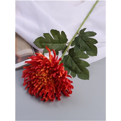 Цветы искусственные «Хризантема леди элит», 67×16 см, оранжевые
