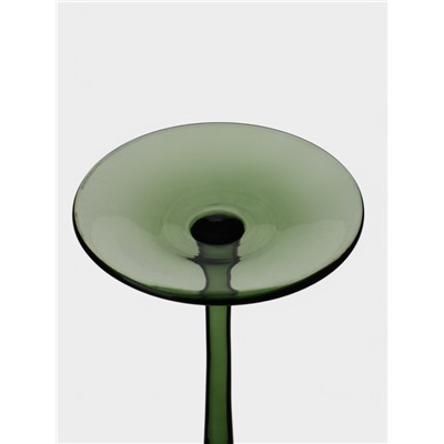 Бокал для вина Magistro «Иллюзия», 540 мл, 10×24 см, стекло, зелёный