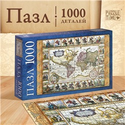 Пазл «Карта мира», 1000 деталей
