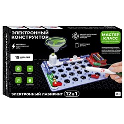 Электронный конструктор MK0015 "Лабиринт 12в1"